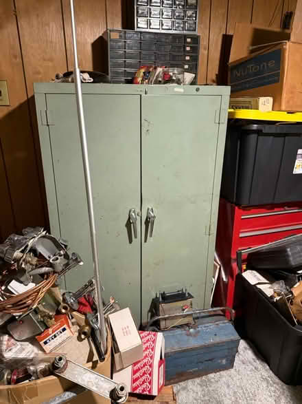 Photo of free Metal cabinets and shelf (East Flatbush) #1