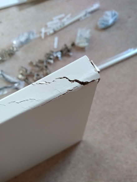 Photo of free White furniture board, 2 big sheets. IKEA Songesand 188x58cm (Hodnet SY4) #3