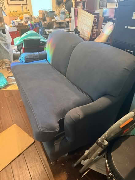 Photo of free Vintage blue couch (Rainer Beach) #1