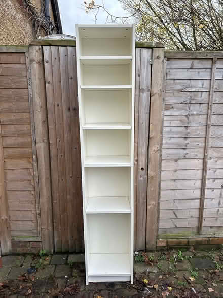 Photo of free Tall White Shelves (Hampton) #1