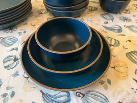 Photo of free Blue Melamine Dishes (Farmington Hills) #2