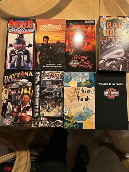 Photo of free Old school VHS motorcycle tapes (Clarksville Columbia area) #1
