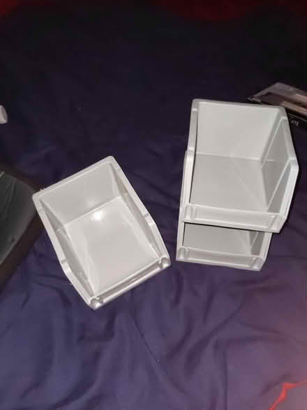 Photo of free Gray Stackable Bins (East Falls Church) #1