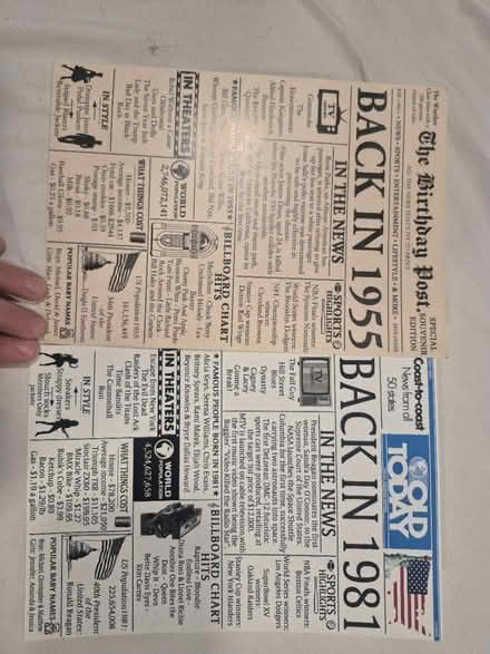 Photo of free 70th and 44th bday cards (Abington) #1