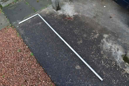 Photo of free Shower curtain rail with curtain and hooks (Glenrothes KY7) #1