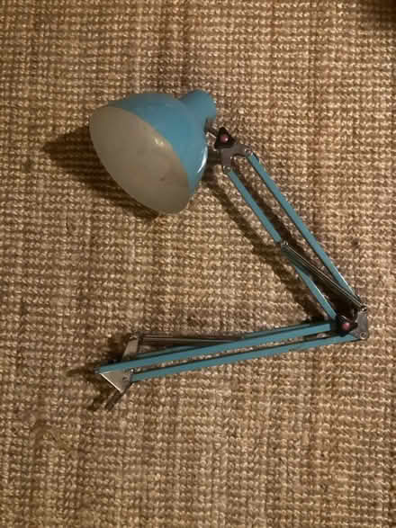 Photo of free Blue Desk Lamp (unwired) (Lower Clapton) #2