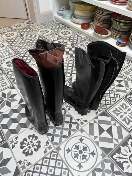 Photo of free 2 pairs of black riding boots (Putney, SW15) #1