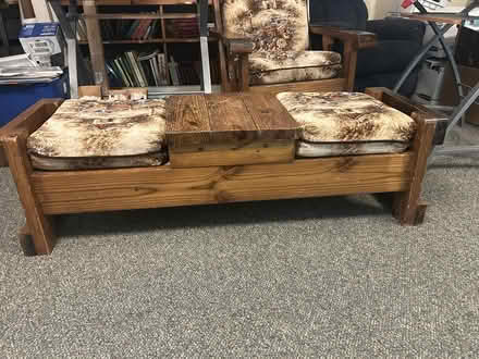 Photo of free Vintage Rocking Armchair & Ottoman (Woodbine, NJ) #3