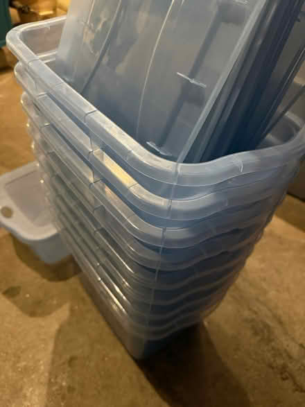Photo of free Rubbermaid containers (N Cambridge near Matignon) #1