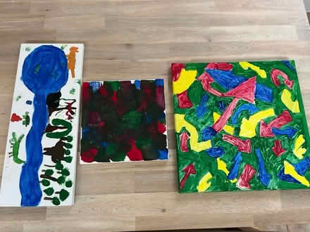 Photo of free used canvas tempera paint (Lawrence/ El Camino Real) #3