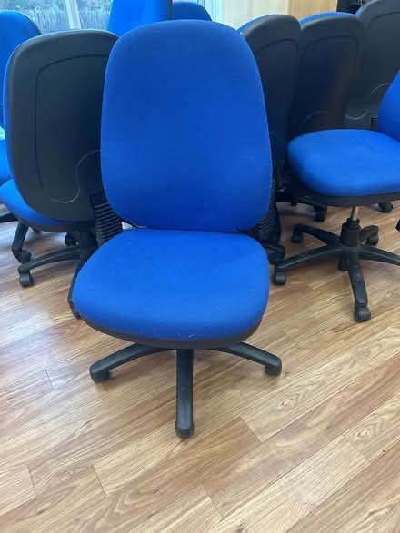 Photo of free Blue office chairs (CH60) #1