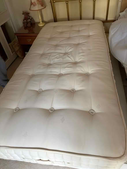Photo of free Single bed base and mattress (Hitchin Herts) #4