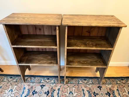 Photo of free Two dark oak bookcases (South Oxfordshire RG9) #2