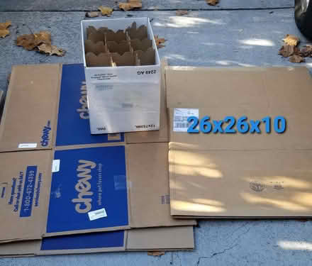 Photo of free Moving boxes and packing paper (Lawrence & 101) #2