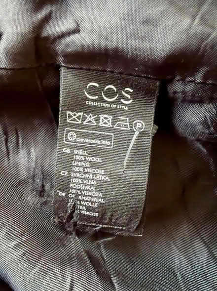 Photo of free Cos women’s black wool coat size 12 (Arborfield Garrison RG2) #4