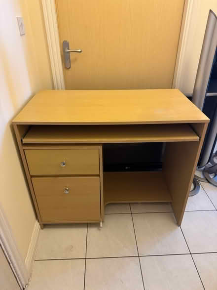 Photo of free Beige computer desk (Fallowfield) #1