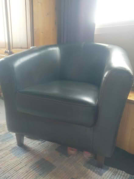Photo of free faux leather bucket chair (Hanwood Bank SY5) #1