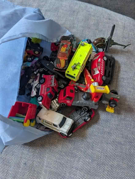 Photo of free 7 lb. bag of metal race cars (Ashburn Farm) #1