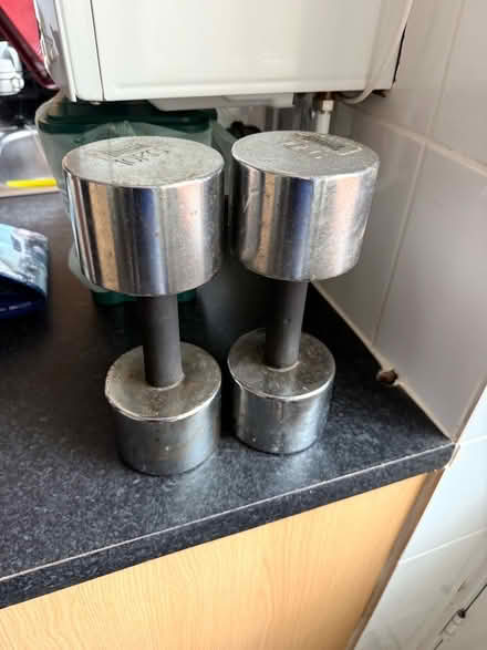 Photo of free 10kg weights (Swindon Village GL50) #1