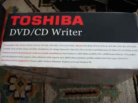 Photo of free Toshiba DVD /CD writer that's been in Storage (Coppull PR7) #2