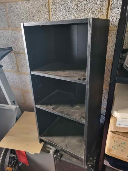 Photo of free Small black shelves (Westdene, Brighton BN1) #1