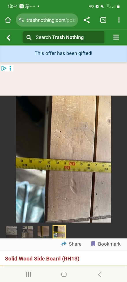 Photo of free Sideboard (Southwater) #3