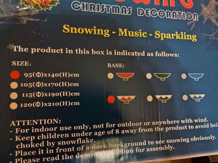 Photo of free Snowing Christmas tree 🎄 (Billing Road East area) #1