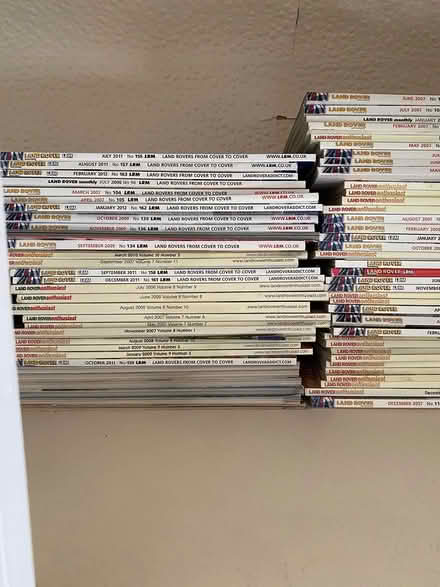 Photo of free Land Rover magazines 4 piles (West Ewell Epsom KT19) #2