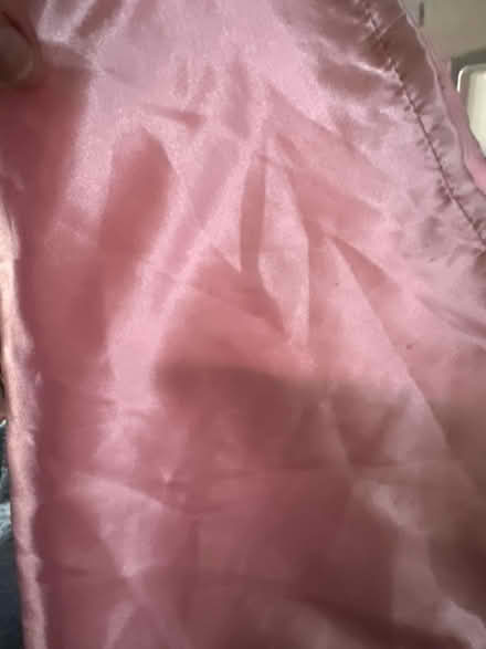 Photo of free Twin size pink satin sheets (North San Leandro) #1