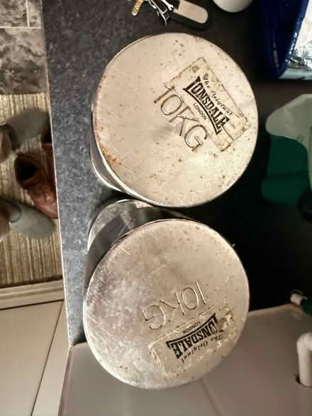 Photo of free 10kg weights (Swindon Village GL50) #2