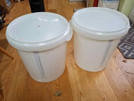 Photo of free 2 fermenter buckets for homebrewing (Biggleswade) #1