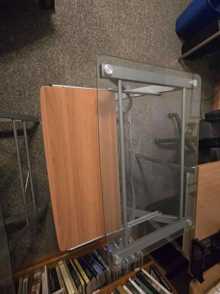 Photo of free Single Glass Office Desk (Woodbine, NJ) #1