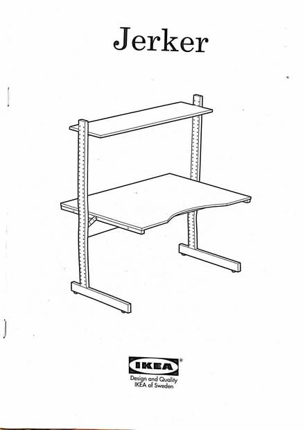 Photo of free Wood and metal desk (Great Neck) #3