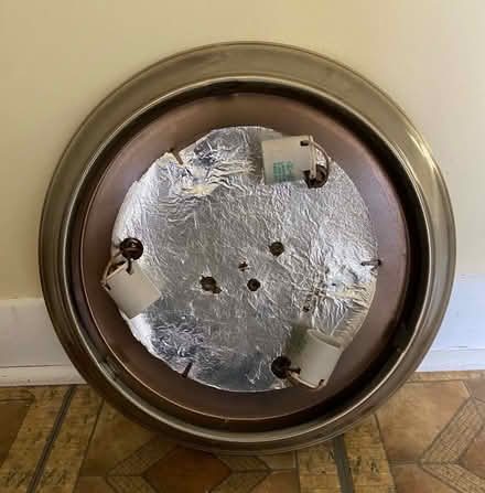 Photo of free Light fixture (15-in in diameter) (Bloor/ The West Mall) #1