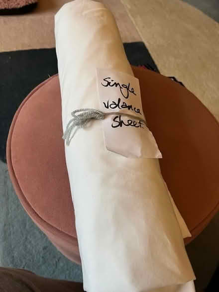 Photo of free Single size fitted valance sheet (Barnwood GL4) #1