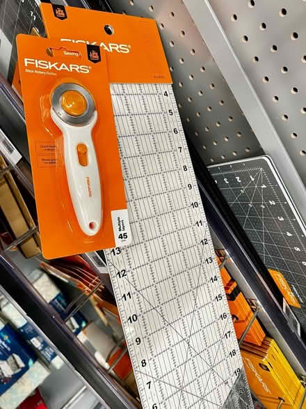 Photo of Pink Tablecloth + Quilting Tools (Mountain View Moffett Blvd) #2