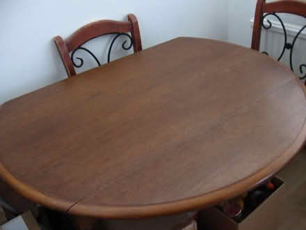 Photo of free Drop Leaf Dining Table & 4 Solid Teak Chairs (Coppull PR7) #2