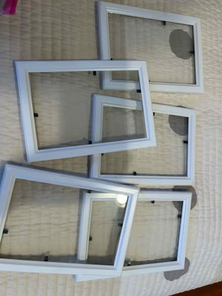 Photo of free 23 Small matching white frames (Tenleytown (DC)) #1