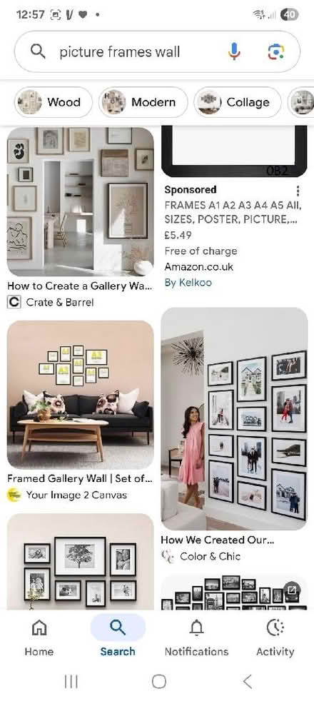 Photo of Picture frames for art work (Twerton) #1