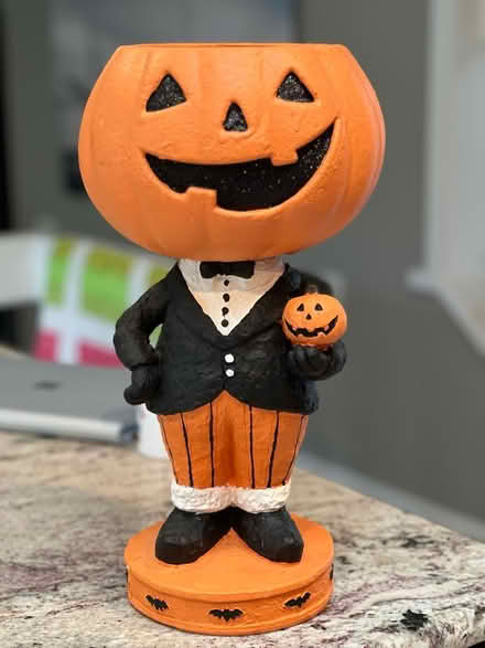 Photo of free Pumpkin head candy bowl (83rd & Mendingwall) #1