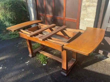 Photo of free Edwardian oak Dining table (Sandford-on-Thames OX4) #3