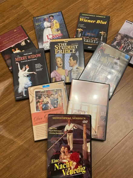Photo of free 40-50 operetta / opera DVDs (Oswestry SY11) #1