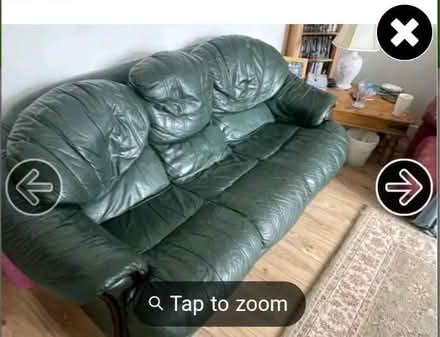 Photo of free Leather Sofa (Moorlands LA1) #2