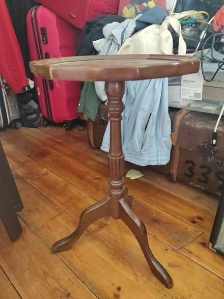 Photo of free Small wooden side table (Downham) #2