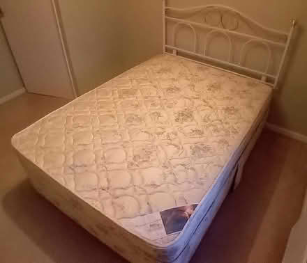Photo of free Double Divan Bed and Mattress (Garden City OX5) #1