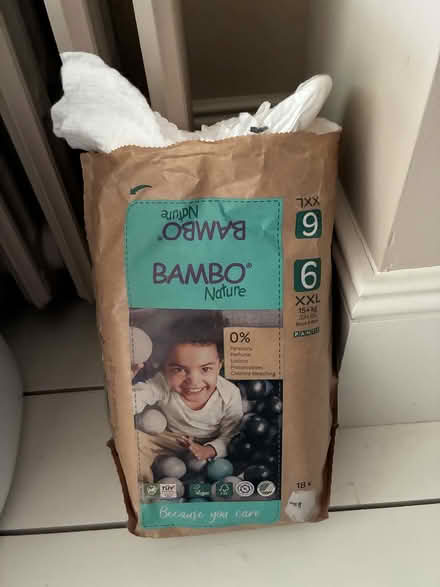 Photo of free Bambo Nature Nappy Pants Size 6 (South Kensington W8) #1