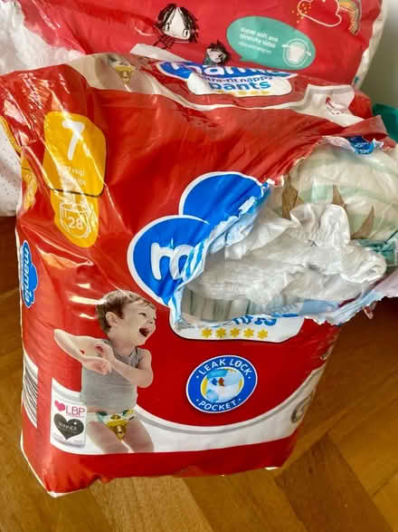 Photo of free Nappies & pull ups size 7 & 8 (Bromley / Hayes BR2) #3