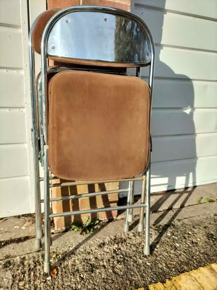 Photo of free Two solid chairs, seating good quality. (Walmley B76) #1