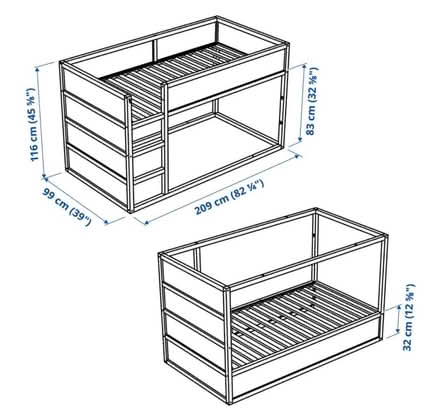 Photo of free Ikea kura bed frame (Horsforth LS18) #2