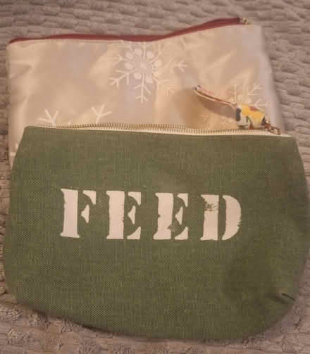 Photo of free 2 clarins make up bags (Finchley N2) #1